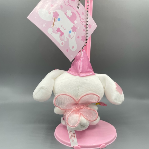 Angel Wings Cinnamoroll Plush Keychain - Picture 3 of 5